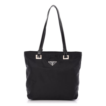 Prada Tessuto Nylon Soft Calf Tote Black 1 of 9