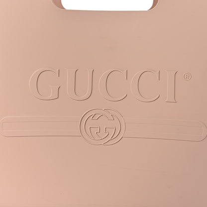Gucci Rubber Oversized Logo Tote Rosa 14 of 14