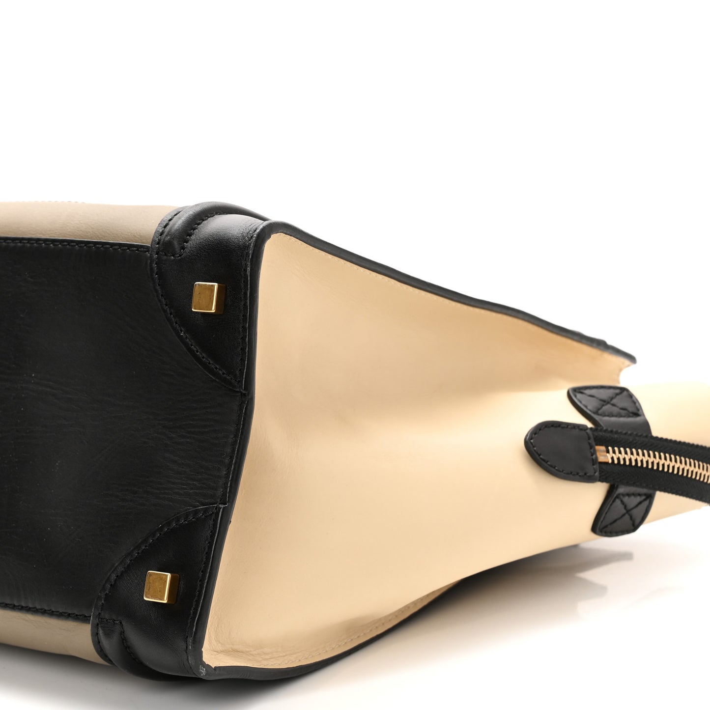 Smooth Calfskin Mini Tri-Color Luggage Grey
