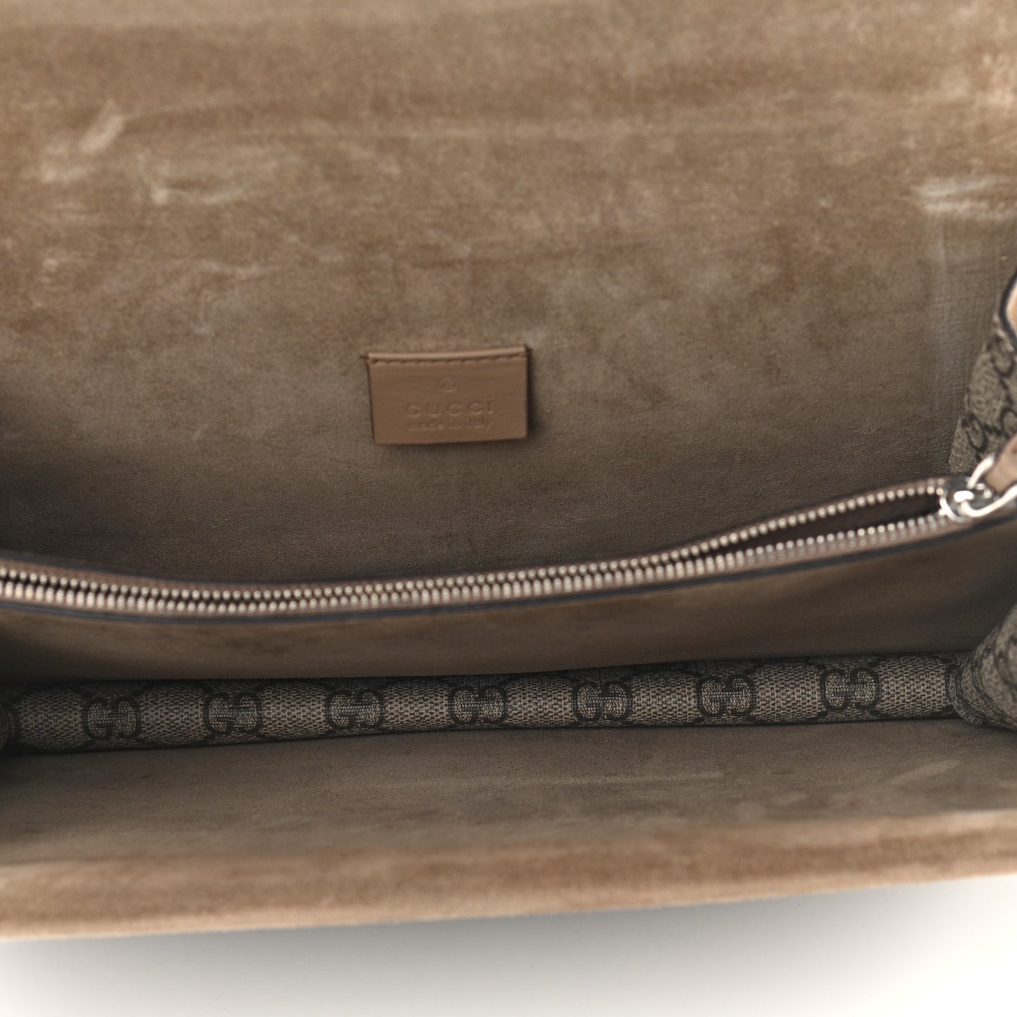 GG Supreme Monogram Small Dionysus Shoulder Bag Taupe