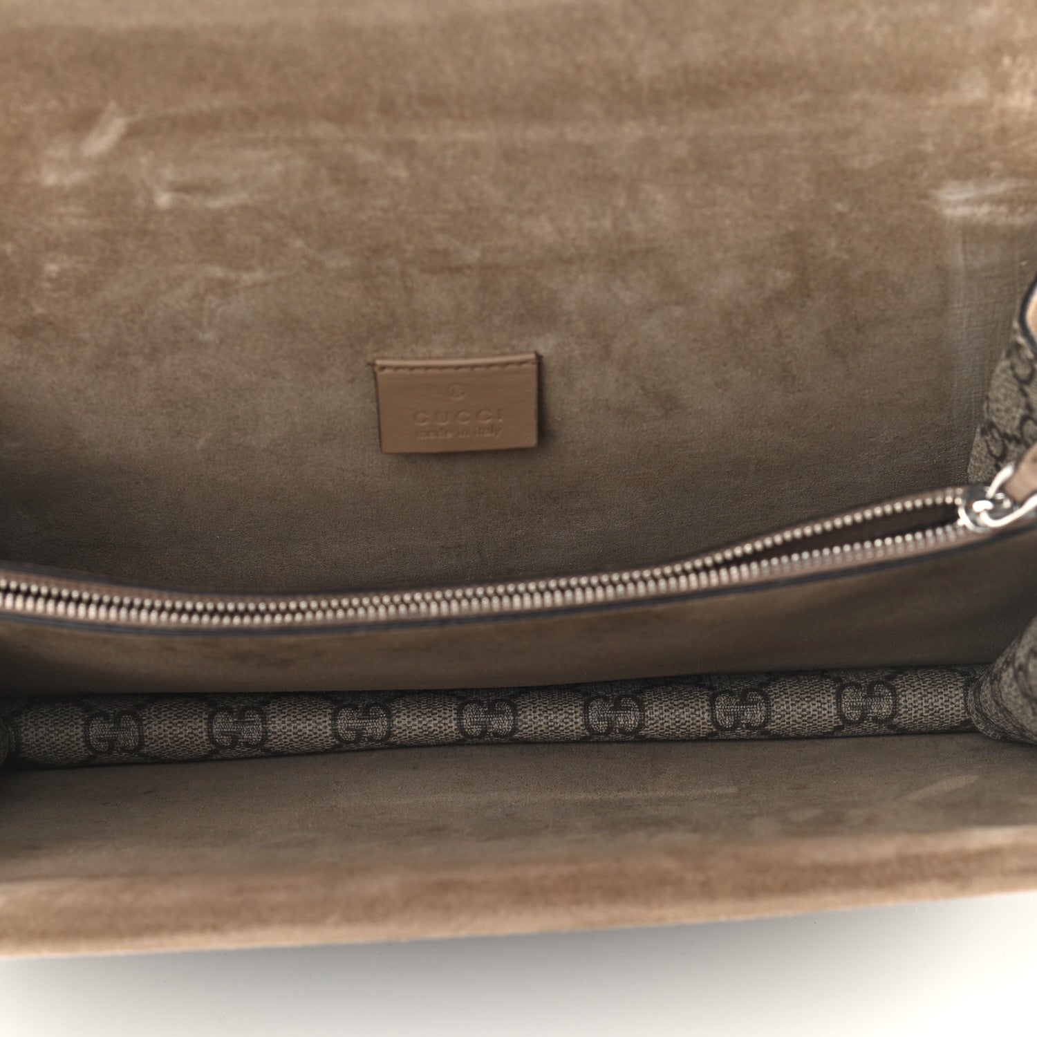 Gucci GG Supreme Monogram Small Dionysus Shoulder Bag Taupe 5 of 12