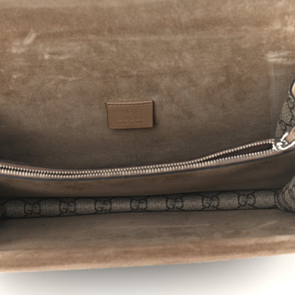 Gucci GG Supreme Monogram Small Dionysus Shoulder Bag Taupe 5 of 12