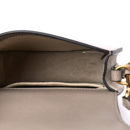 Chloe Calfskin Suede Small Nile Bracelet Bag Motty Grey 5 of 9