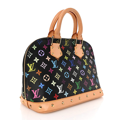 Louis Vuitton Monogram Multicolor Alma Black 3 of 11