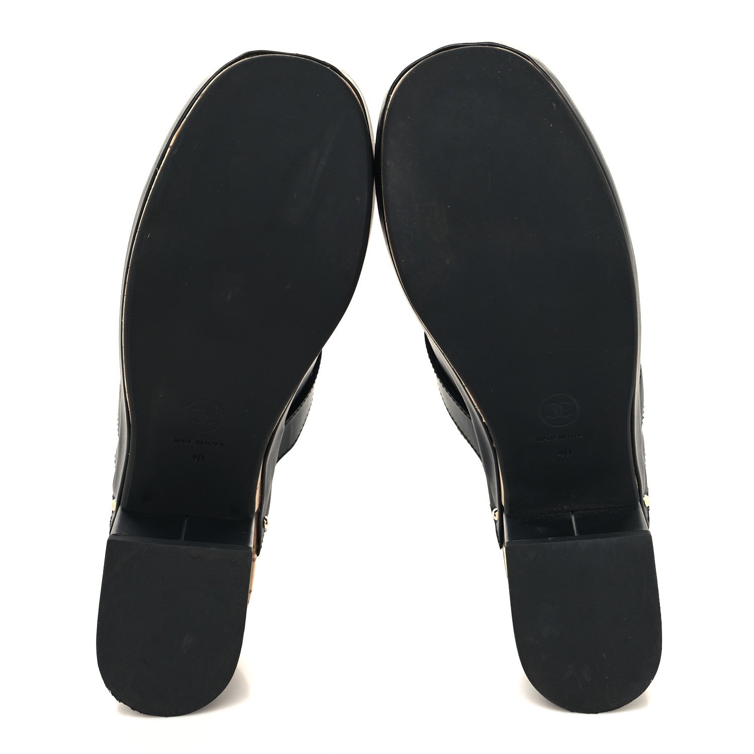 Chanel Calfskin CC Turn Lock Clogs 40 Black 5 of 9
