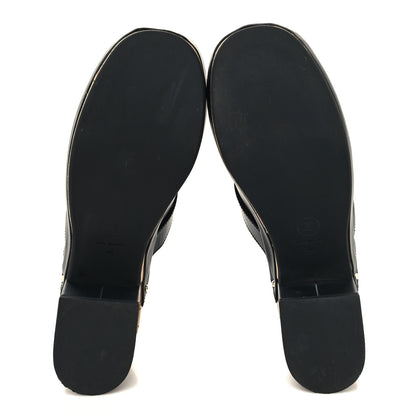 Chanel Calfskin CC Turn Lock Clogs 40 Black 5 of 9
