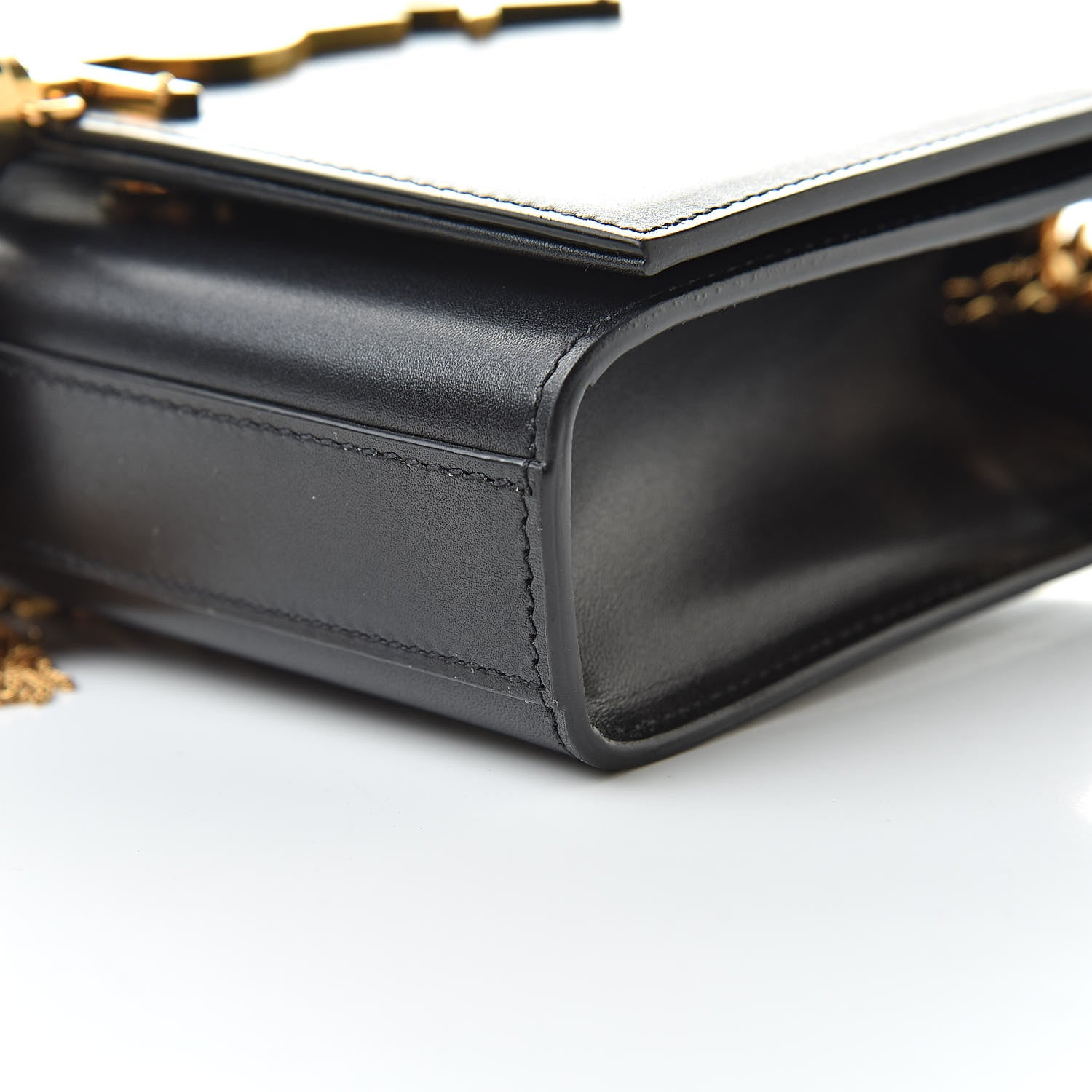 Saint Laurent Calfskin Small Classic Monogram Kate Tassel Satchel Black 11 of 11