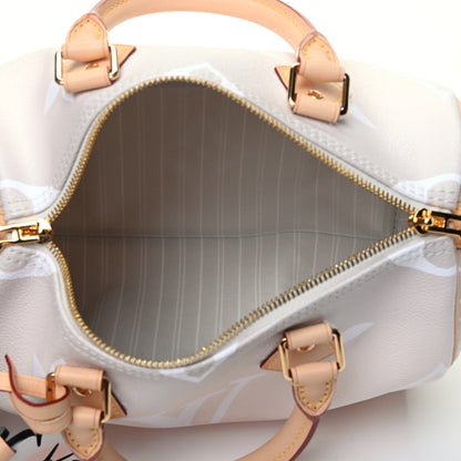 Louis Vuitton Monogram Giant By The Pool Speedy Bandouliere 25 Brume 6 of 10