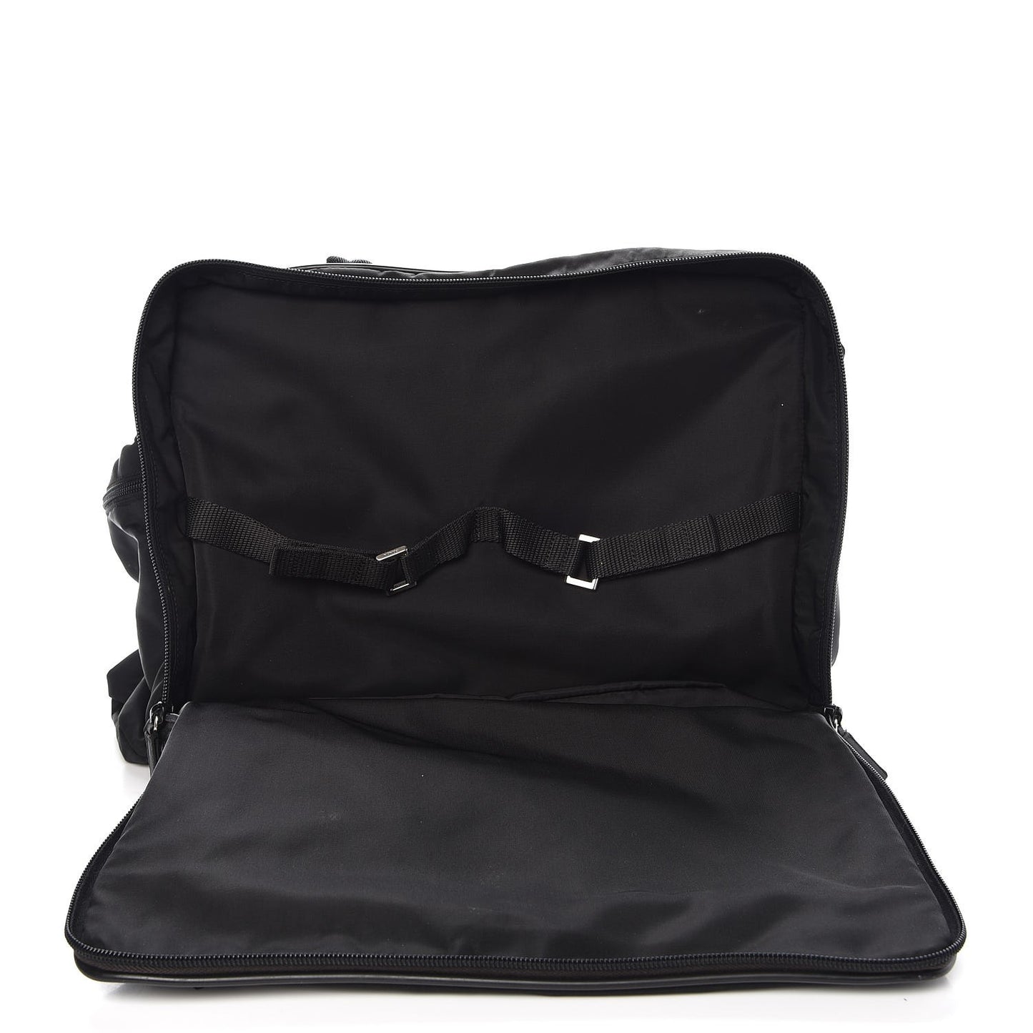 Tessuto Nylon Vela Diaper Bag Black
