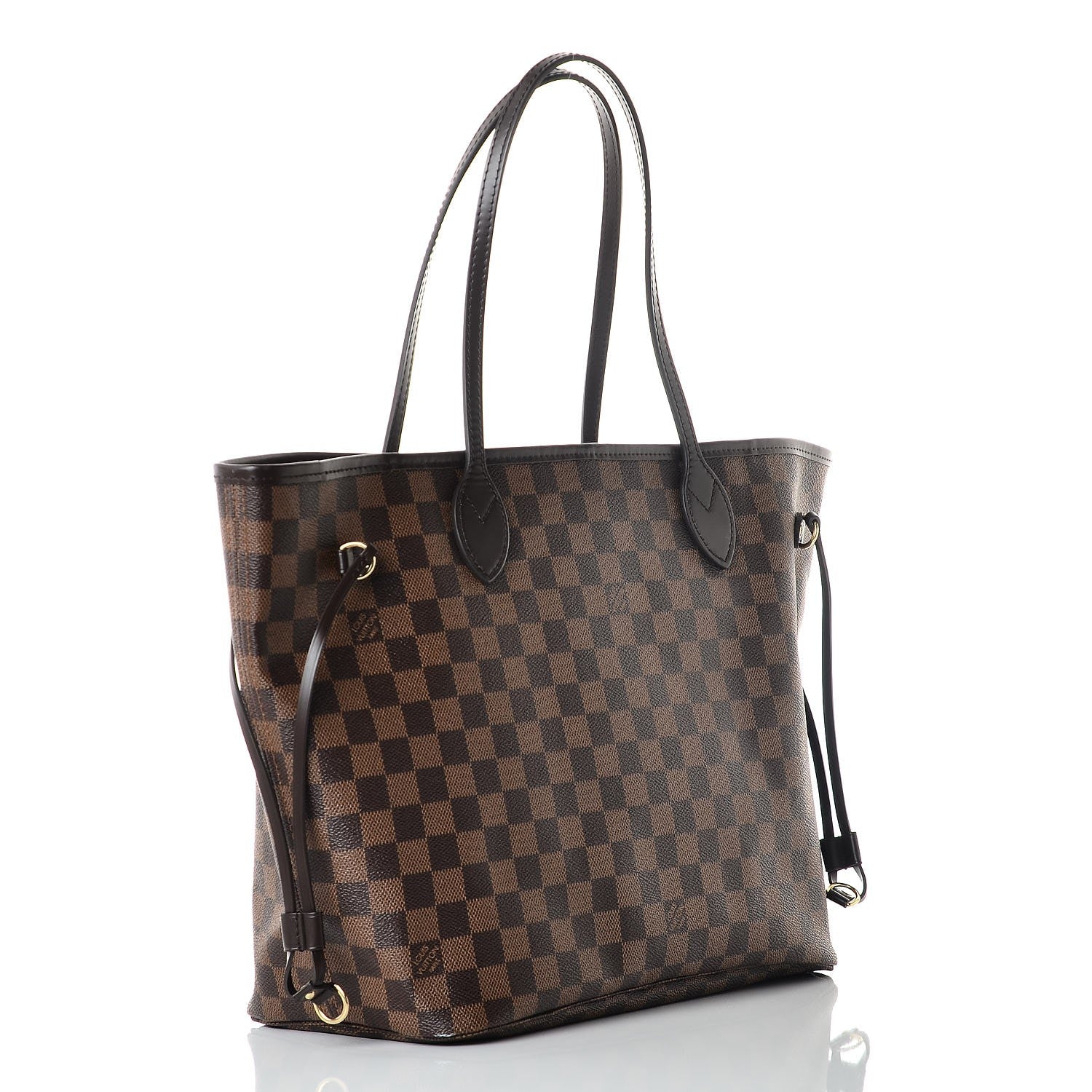 Louis Vuitton Damier Ebene Neo Neverfull MM Rose Ballerine 3 of 8