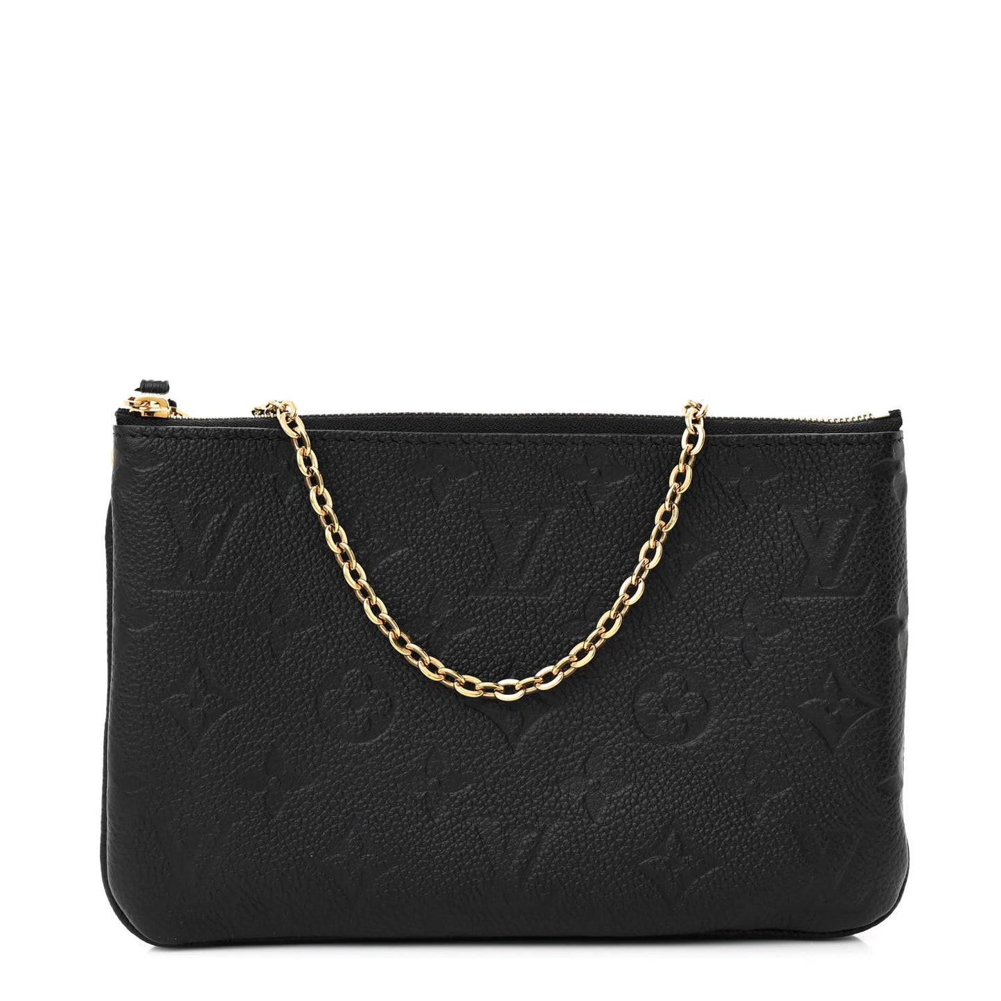 Empreinte Double Zip Pochette Black