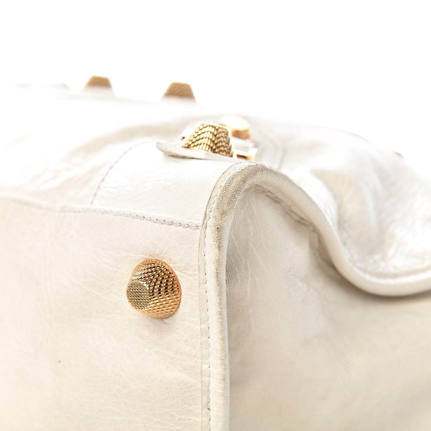 Agneau Giant 21 Gold Hardware Work Natural