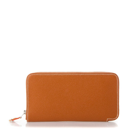Hermes Epsom Silk'in Wallet Cognac 1 of 7