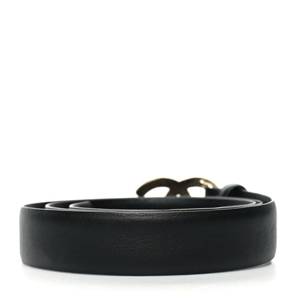 Chanel Calfskin CC Belt size 85 or 34 in Black 2 of 7