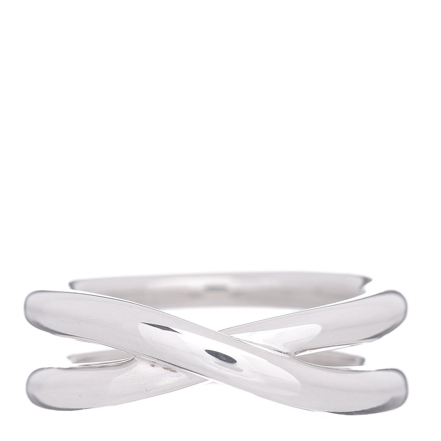 Tiffany Sterling Silver Paloma Picasso Crossover Ring 54 7 1 of 5