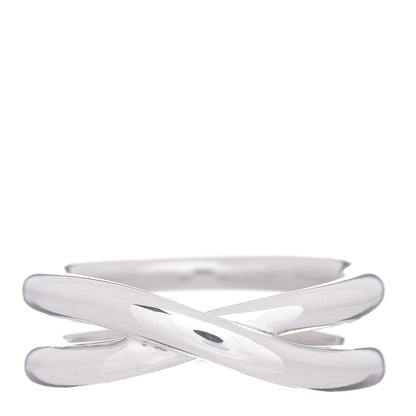 Tiffany Sterling Silver Paloma Picasso Crossover Ring 54 7 1 of 5