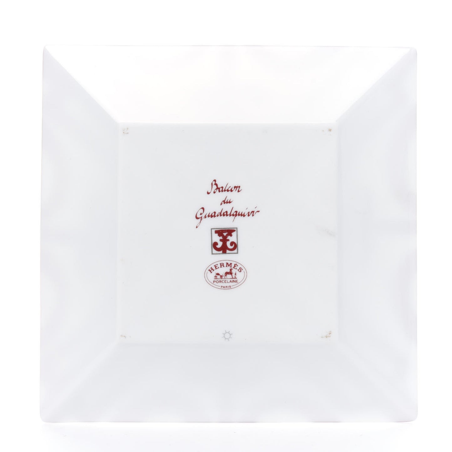 Porcelain Balcon du Guadalquivir Square Plate
