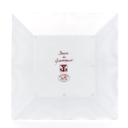 Hermes Porcelain Balcon du Guadalquivir Square Plate 3 of 5