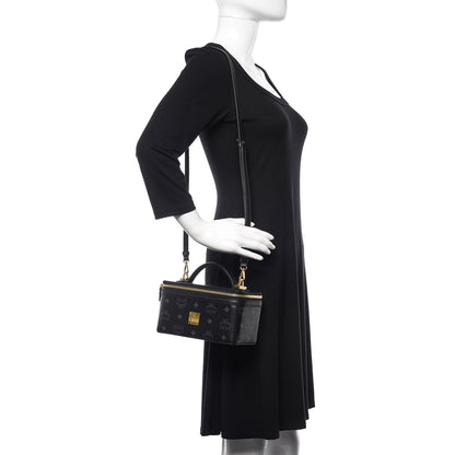 MCM Visetos Vanity Case Black 2 of 8