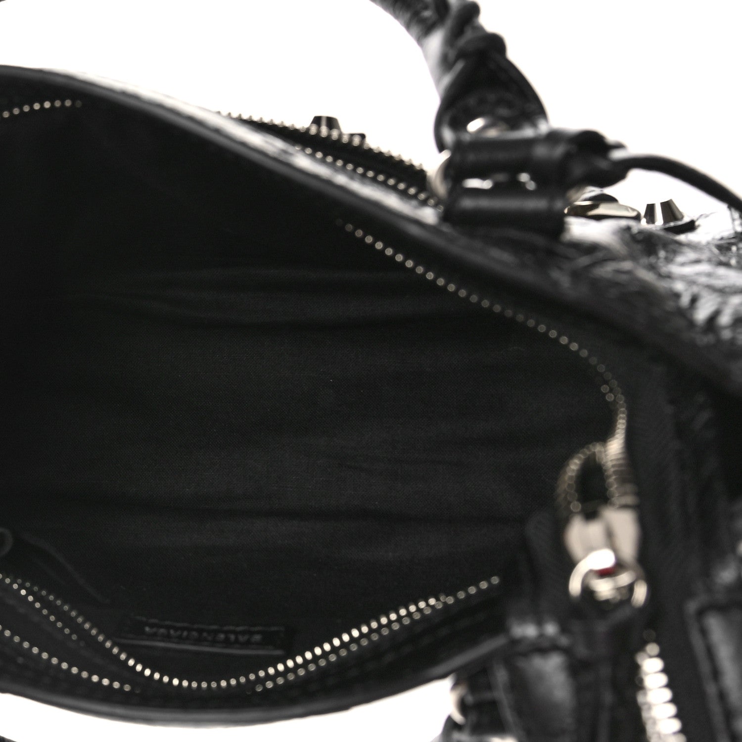 Balenciaga Agneau Classic Silver Hardware Mini City Black 5 of 8