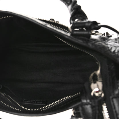 Balenciaga Agneau Classic Silver Hardware Mini City Black 5 of 8