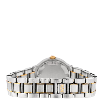 Cartier Stainless Steel 18K Yellow Gold 28mm Must de 21 Quartz Watch 3 of 4