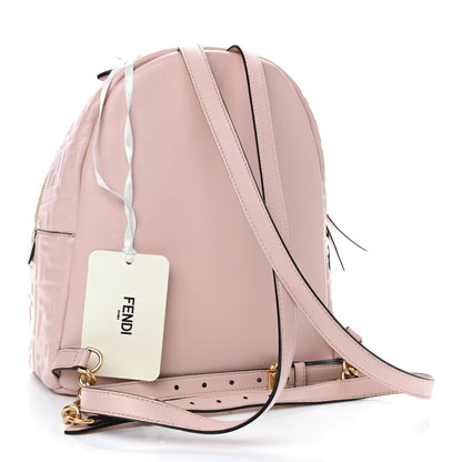 Fendi Nappa FF 1974 Embossed Mini Backpack Rosa Quarzo 2 of 8