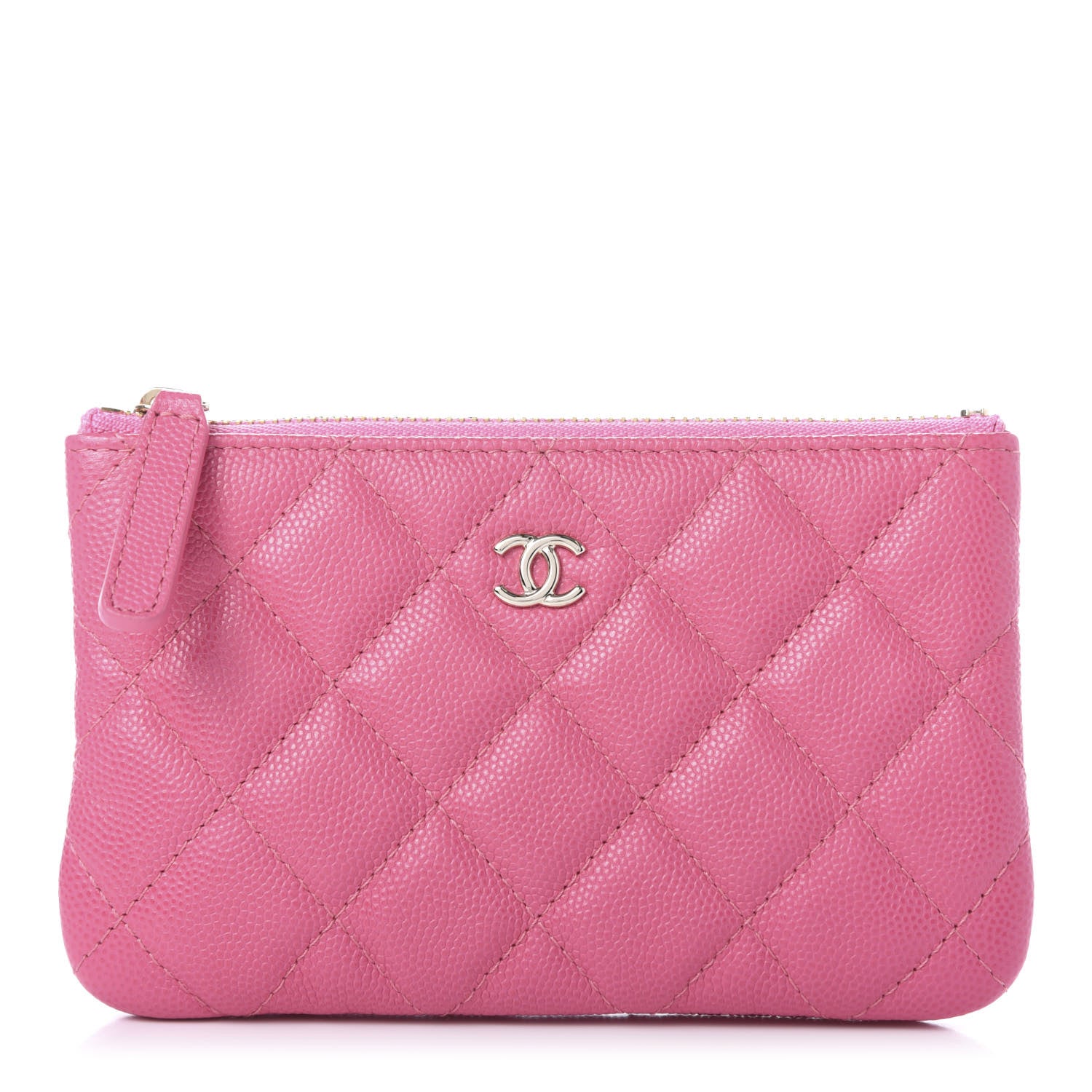 Chanel Caviar Quilted Small Cosmetic Case Pink 1 of 11