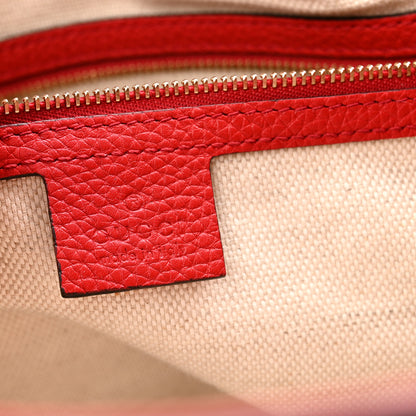 Gucci Cellarius Calfskin Medium Soho Chain Shoulder Bag Vibrant Red 6 of 13