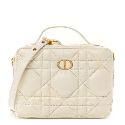 Christian Dior Calfskin Macrocannage Caro Box Bag Latte 1 of 13