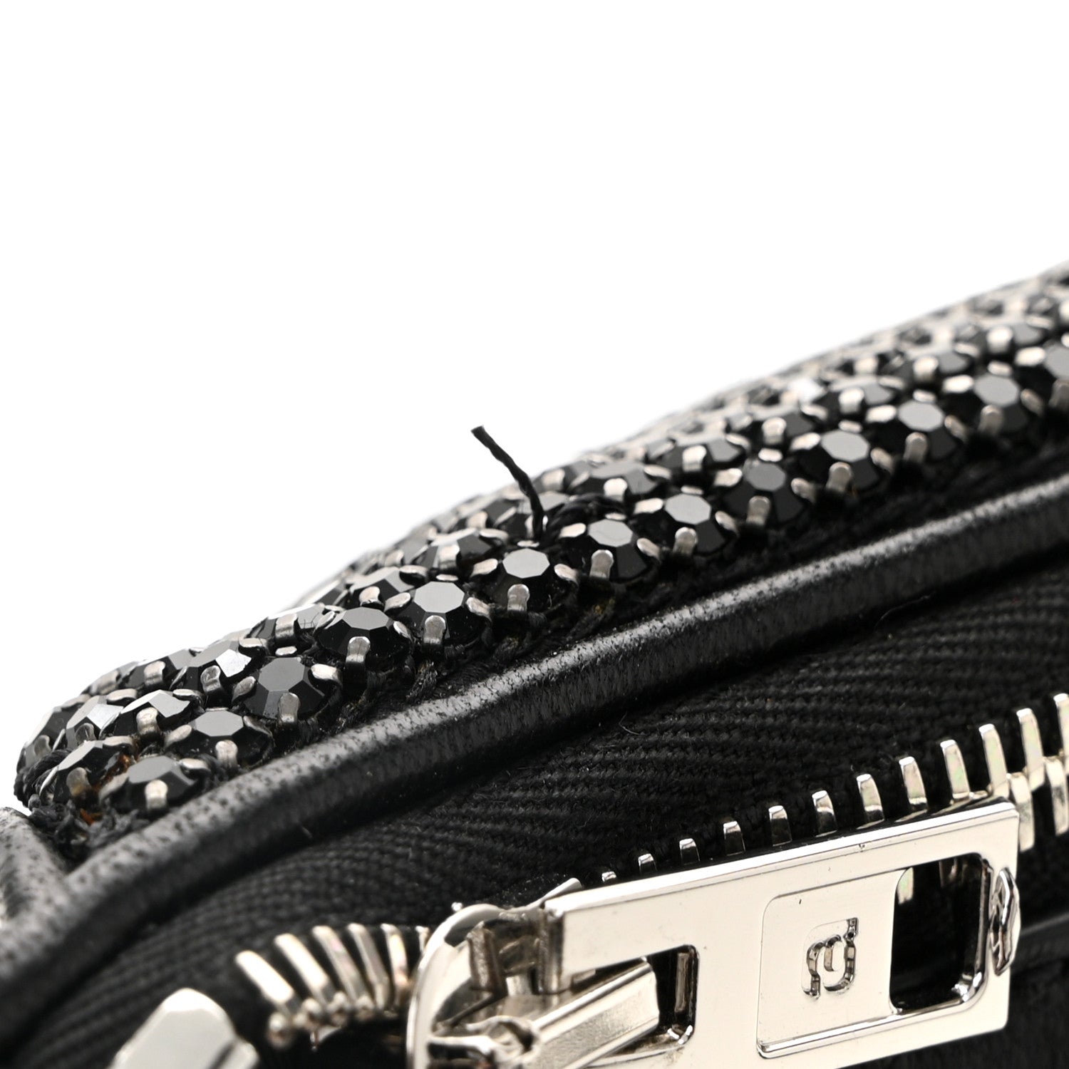 Alexander Wang Rhinestone Mesh Mini Attica Belt Bag Black 10 of 11