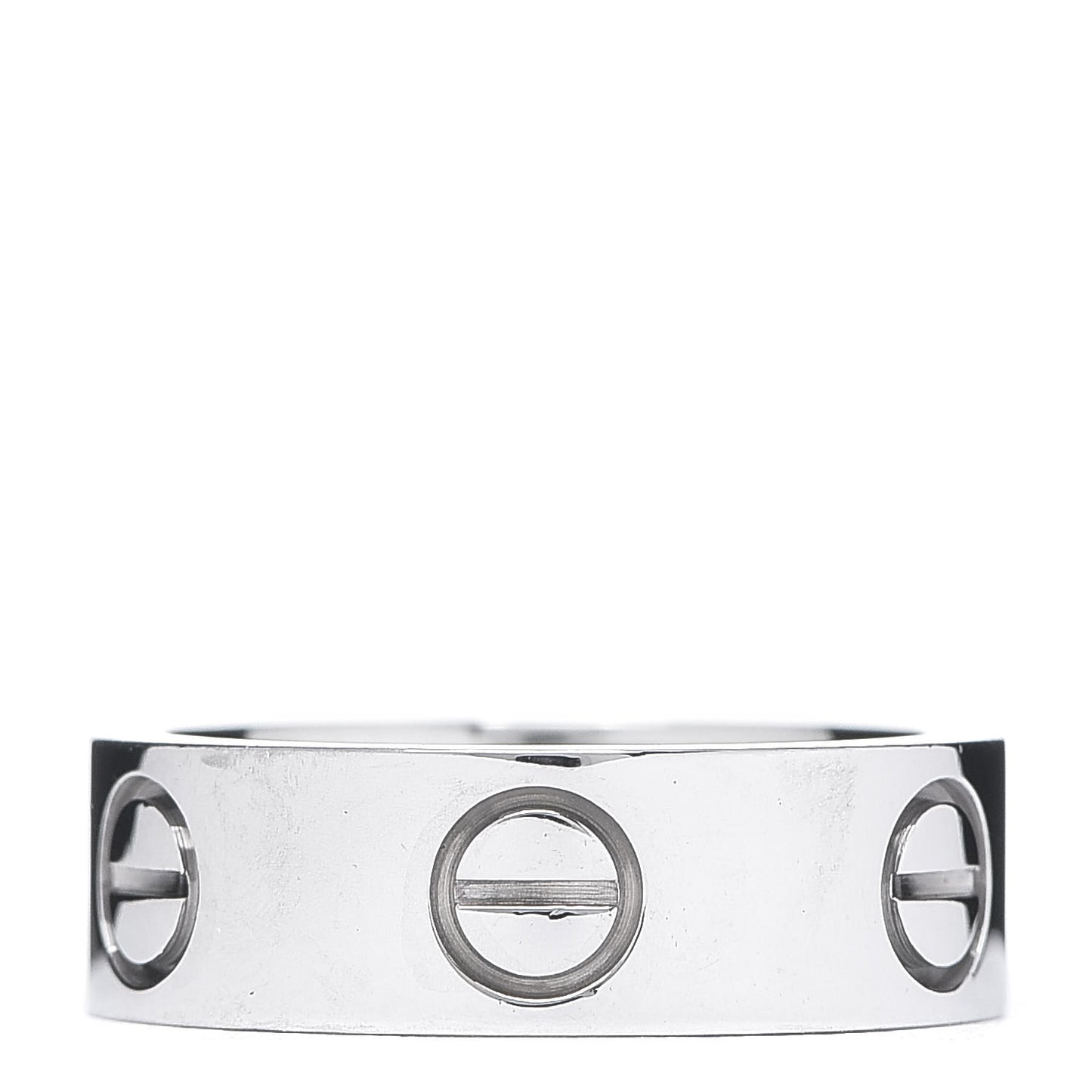 18K White Gold 5.5mm LOVE Ring 47 4