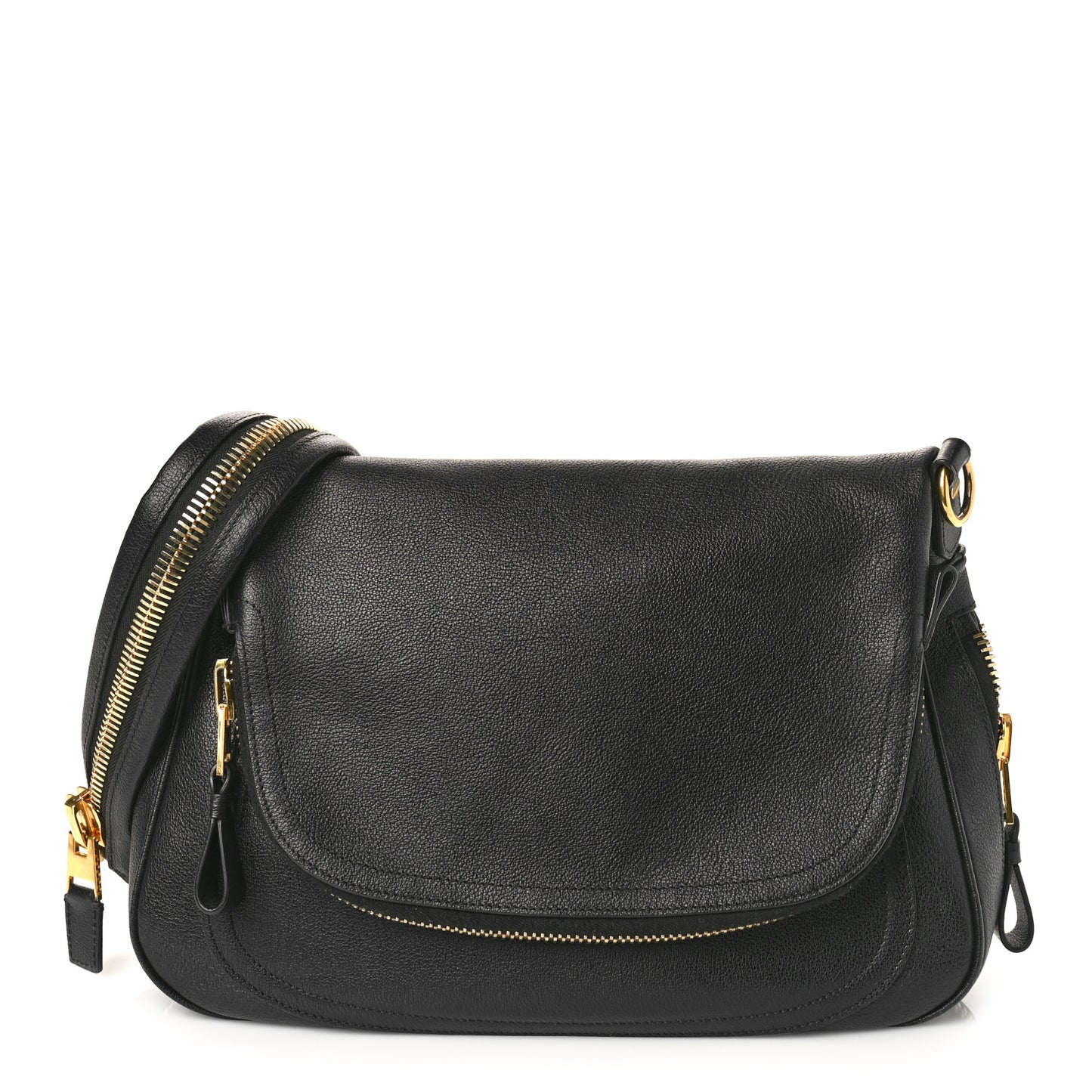 Pebbled Calfskin Medium Jennifer Black
