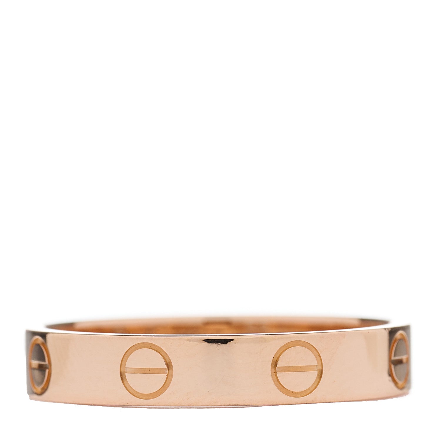 Cartier 18K Pink Gold 3.5mm LOVE Wedding Band Ring 56 7.5 4 of 5