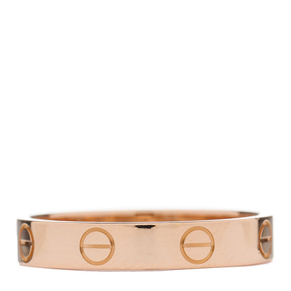 Cartier 18K Pink Gold 3.5mm LOVE Wedding Band Ring 56 7.5 4 of 5