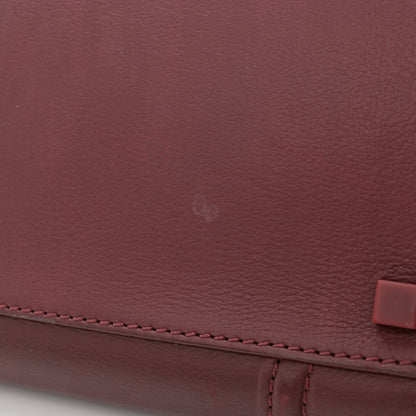Celine Supple Calfskin Medium Phantom Luggage Burgundy 14 of 19