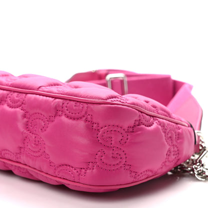 Gucci Nylon Calfskin Enamel GG Matelasse Chain Handbag Lovely 7 of 8