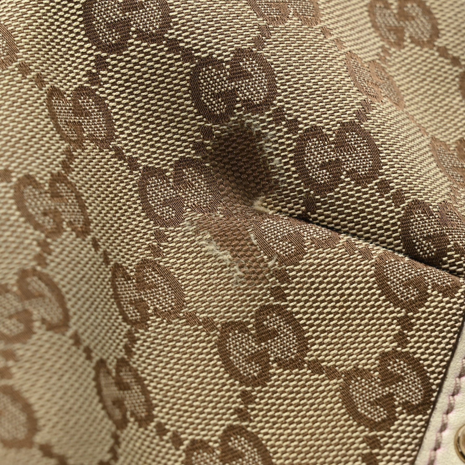Gucci Monogram Large Biba Studded Hobo Off White 7 of 11