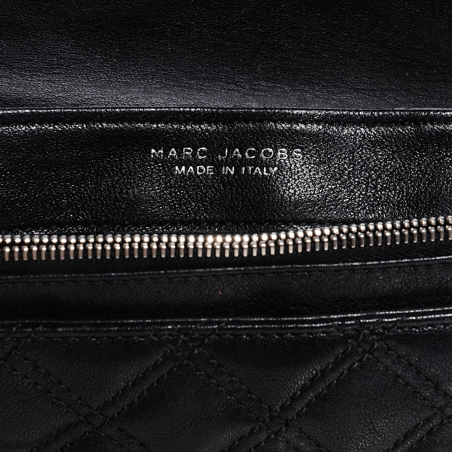 Quilted Lambskin The Large Single Flap Black