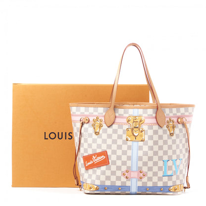 Louis Vuitton Damier Azur Summer Trunks Neo Neverfull MM 8 of 9