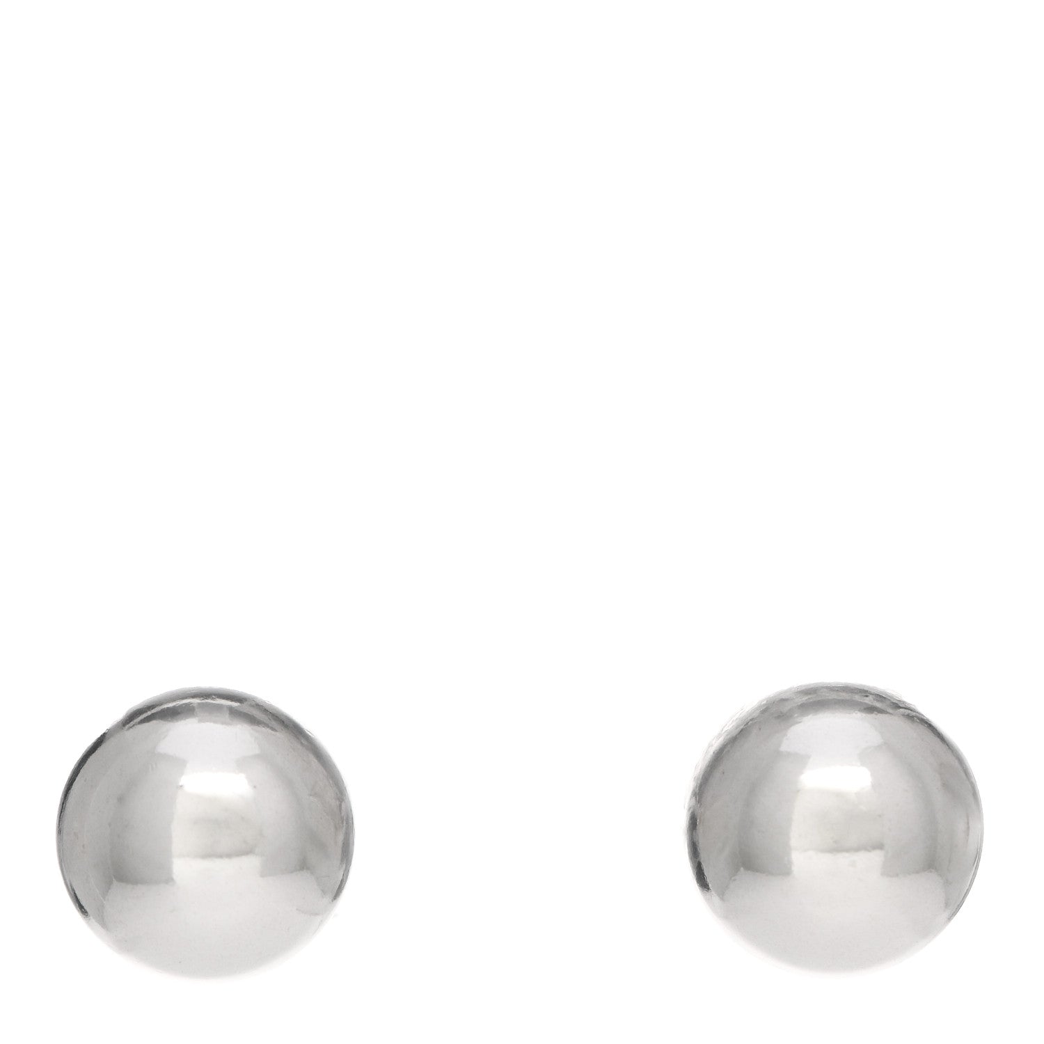 Tiffany Sterling Silver 10mm HardWear Ball Earrings 1 of 3