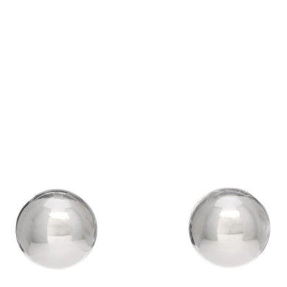 Tiffany Sterling Silver 10mm HardWear Ball Earrings 1 of 3