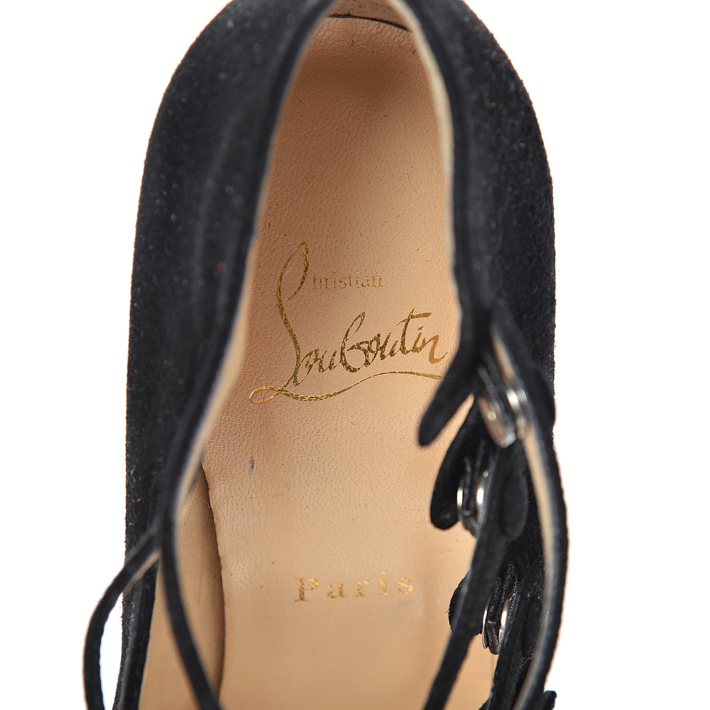 Suede Viennana 120 Strappy Booties 40 Black