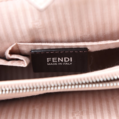 Fendi Vitello Elite Colorblock Regular 2Jours Tote Rosa Plaster Orzo Papavero 5 of 14