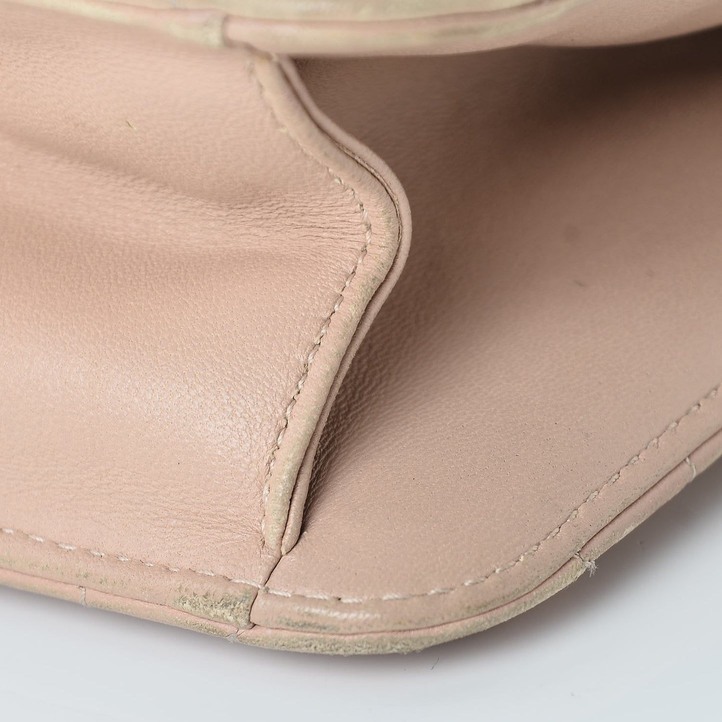 Lambskin Cannage Miss Dior Promenade Pouch Beige