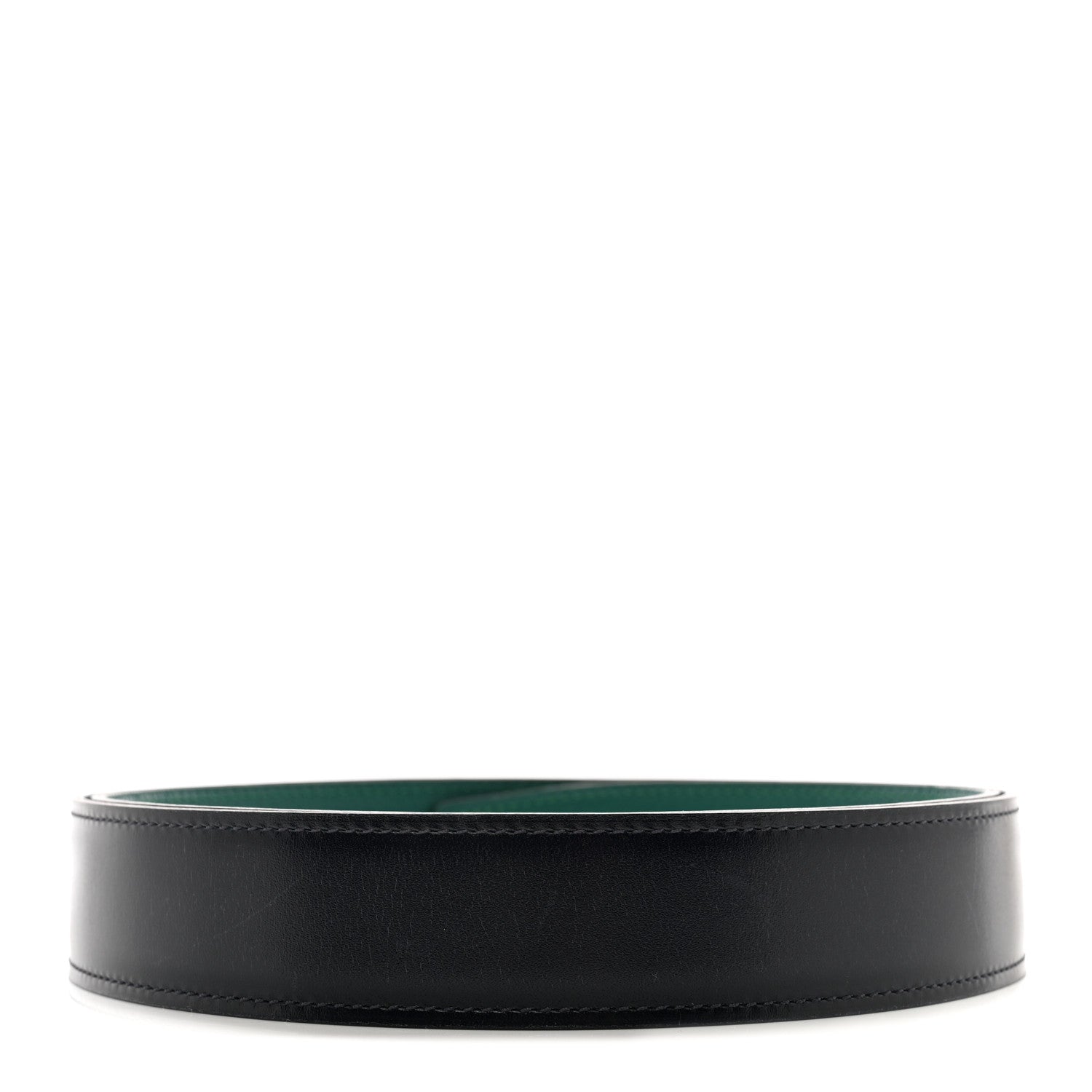 Hermes Box Togo 32mm Belt Strap 95 Bleu Indigo Malachite 2 of 8