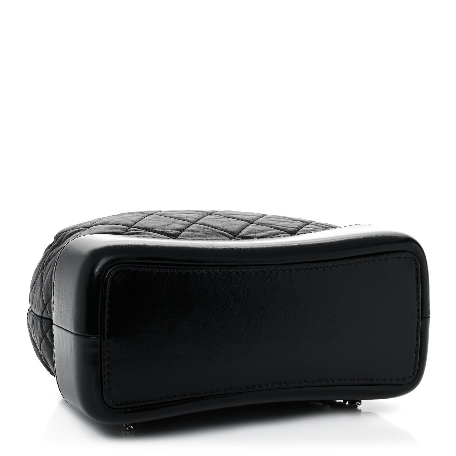 Chanel Aged Calfskin Quilted Small Gabrielle Backpack Black 4 of 10