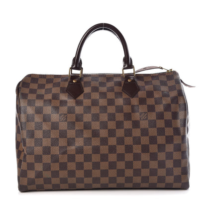 Louis Vuitton Damier Ebene Speedy 35 1 of 14