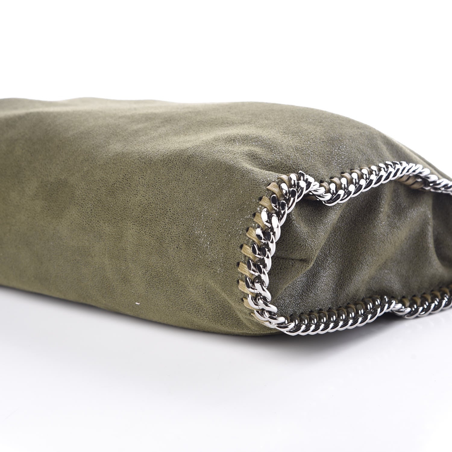 Stella McCartney Shaggy Deer Falabella Fold Over Tote Olive 8 of 8