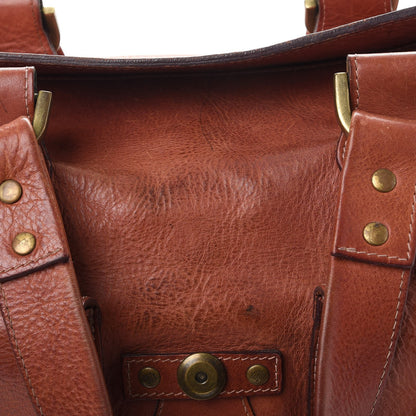 Mulberry Calfskin Roxanne Satchel Rust 24 of 40